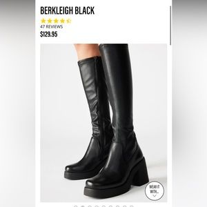 Steve Madden Black Tall Boots
